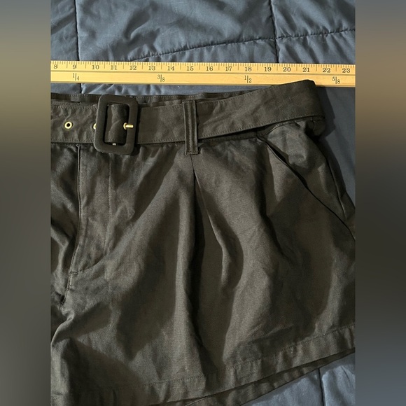 Future Collective Black belted shorts Jenee Naylor sz 20 - Picture 7 of 14